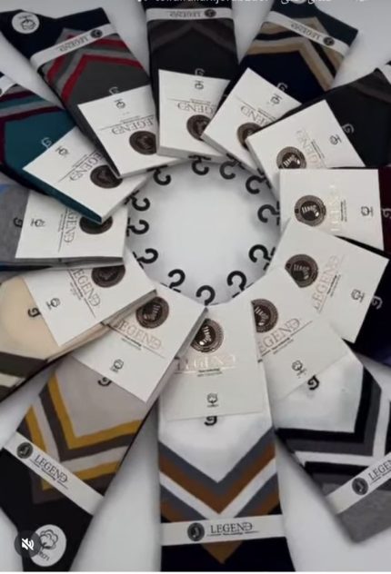 جوراب مردانه ساقدار نخ پنبه اعلا