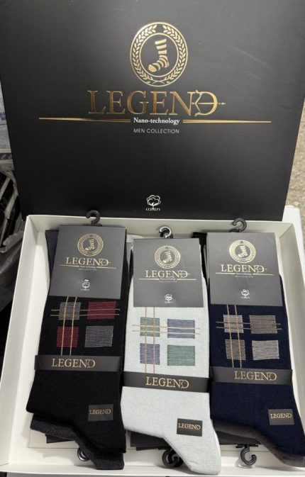 جوراب مردانه اعلا نانو نخ پنبه